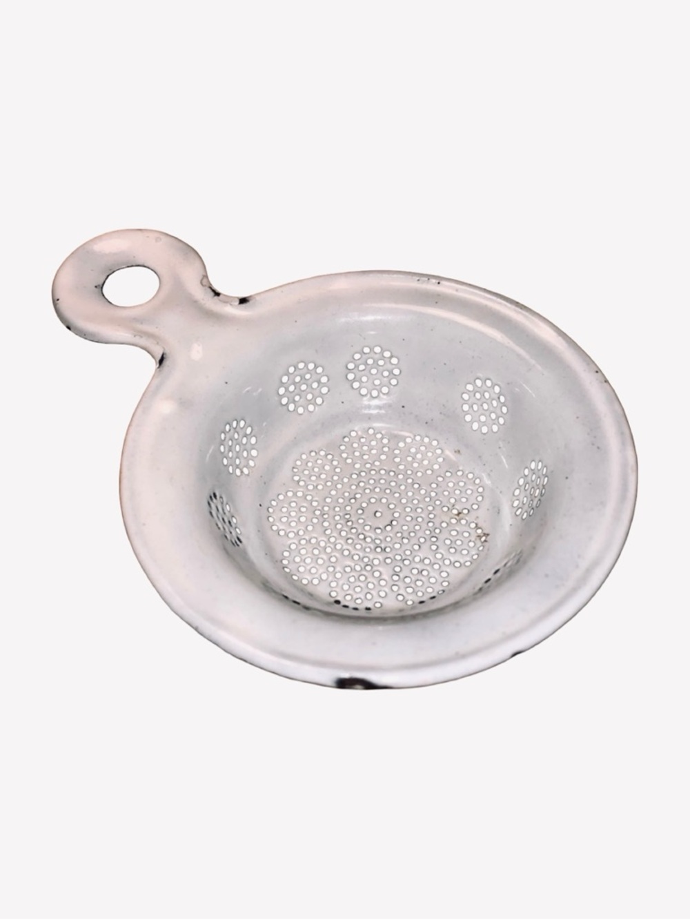 Antique Germany Enamelware tea strainer